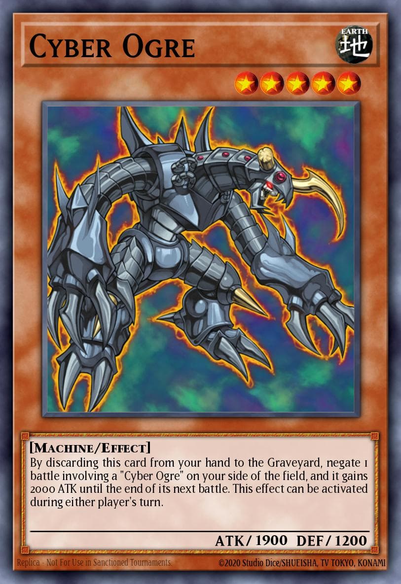 Cyber Ogre Cyberdark Impact card