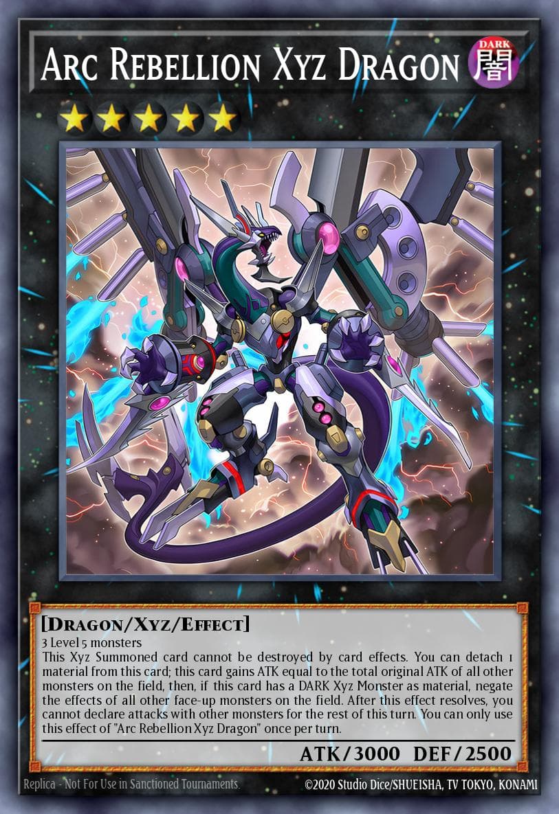 Arc Rebellion Xyz Dragon Phantom Rage Premiere! promotional card card