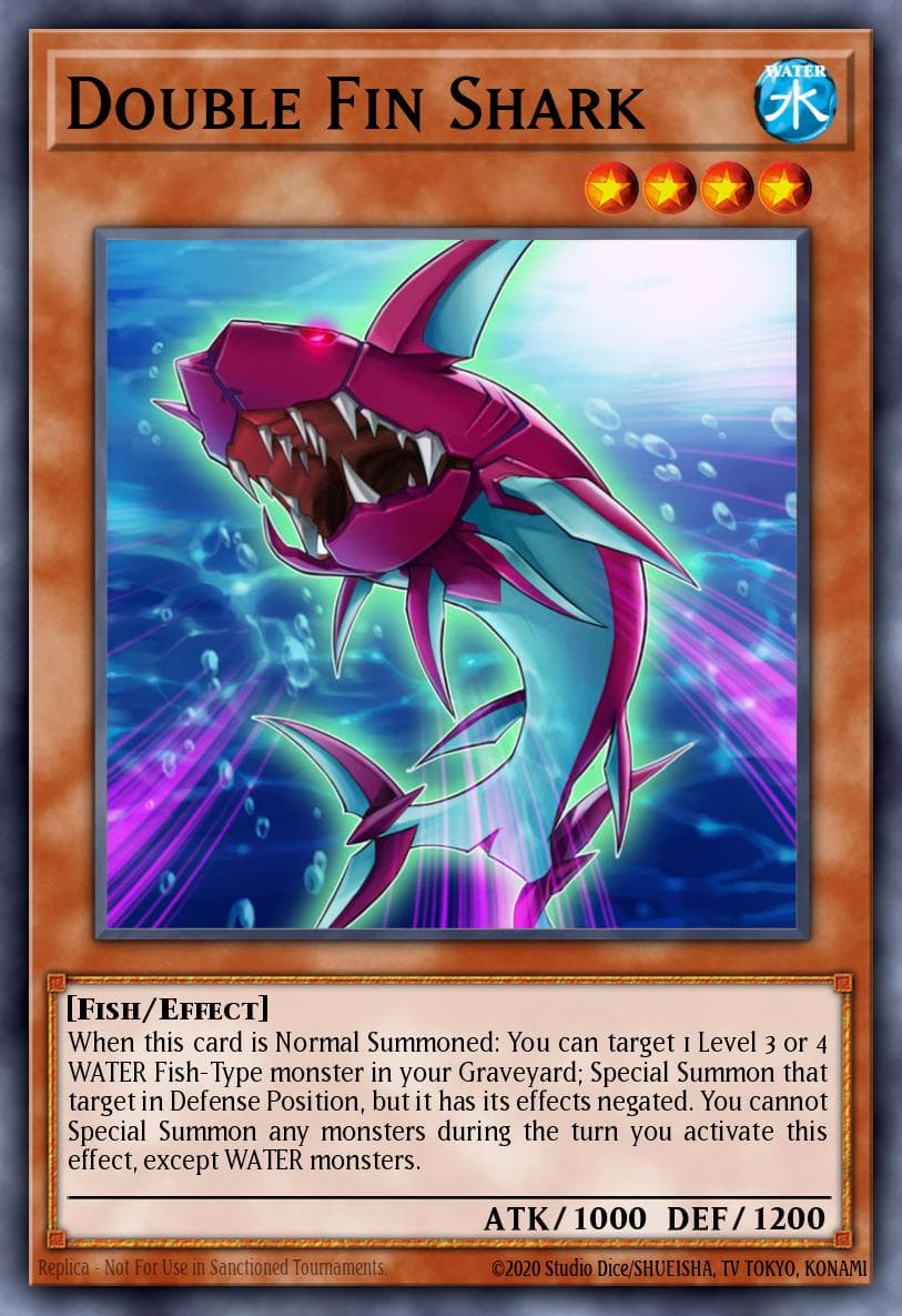 Double Fin Shark Legendary Duelists: Duels From the Deep card