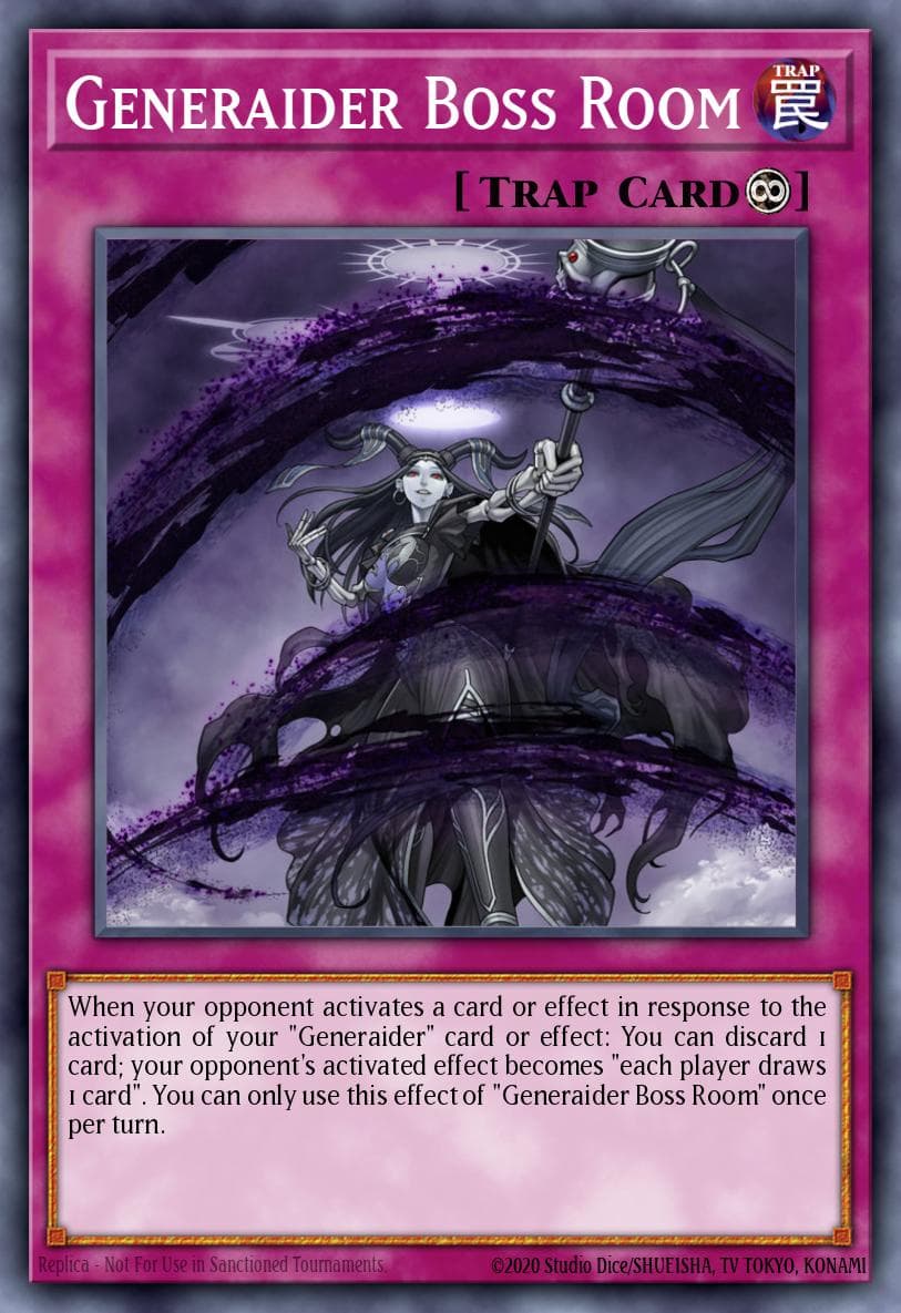 Generaider Boss Room Mystic Fighters card