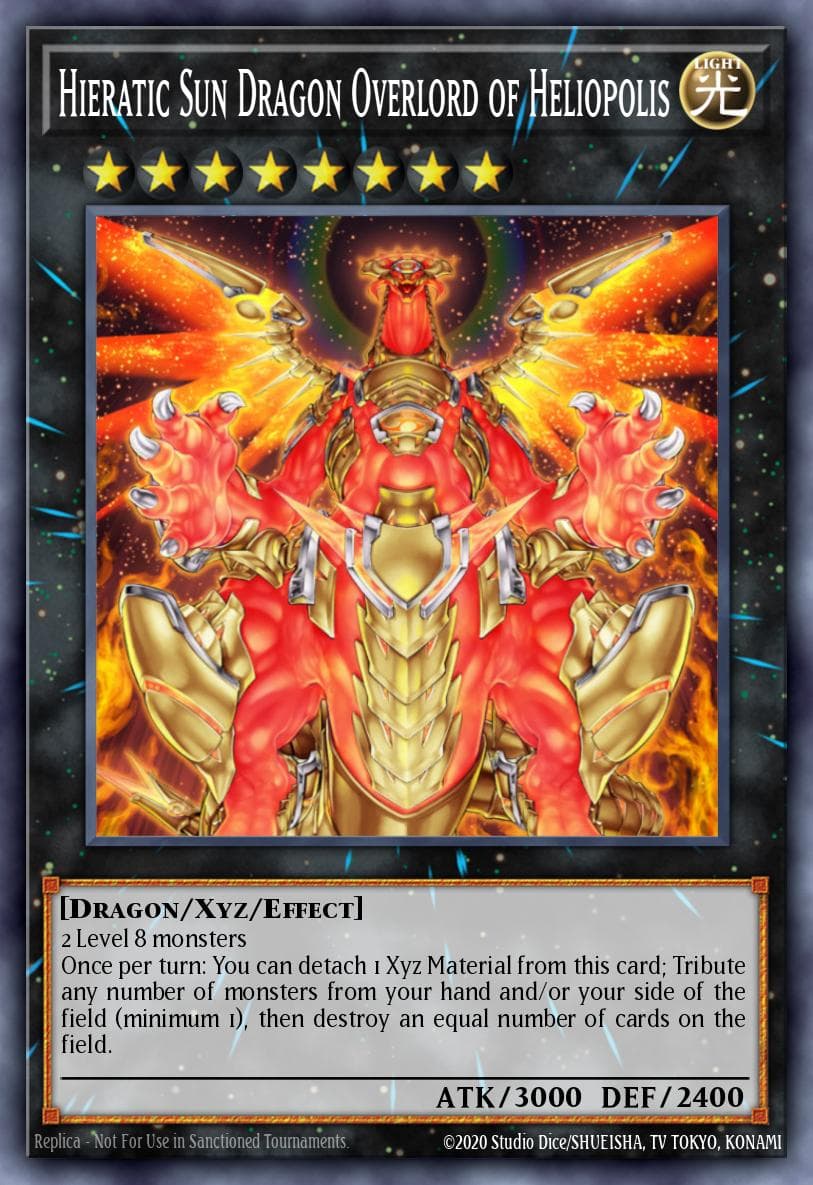 Hieratic Sun Dragon Overlord of Heliopolis Collectible Tins 2012 Wave 2.5 card