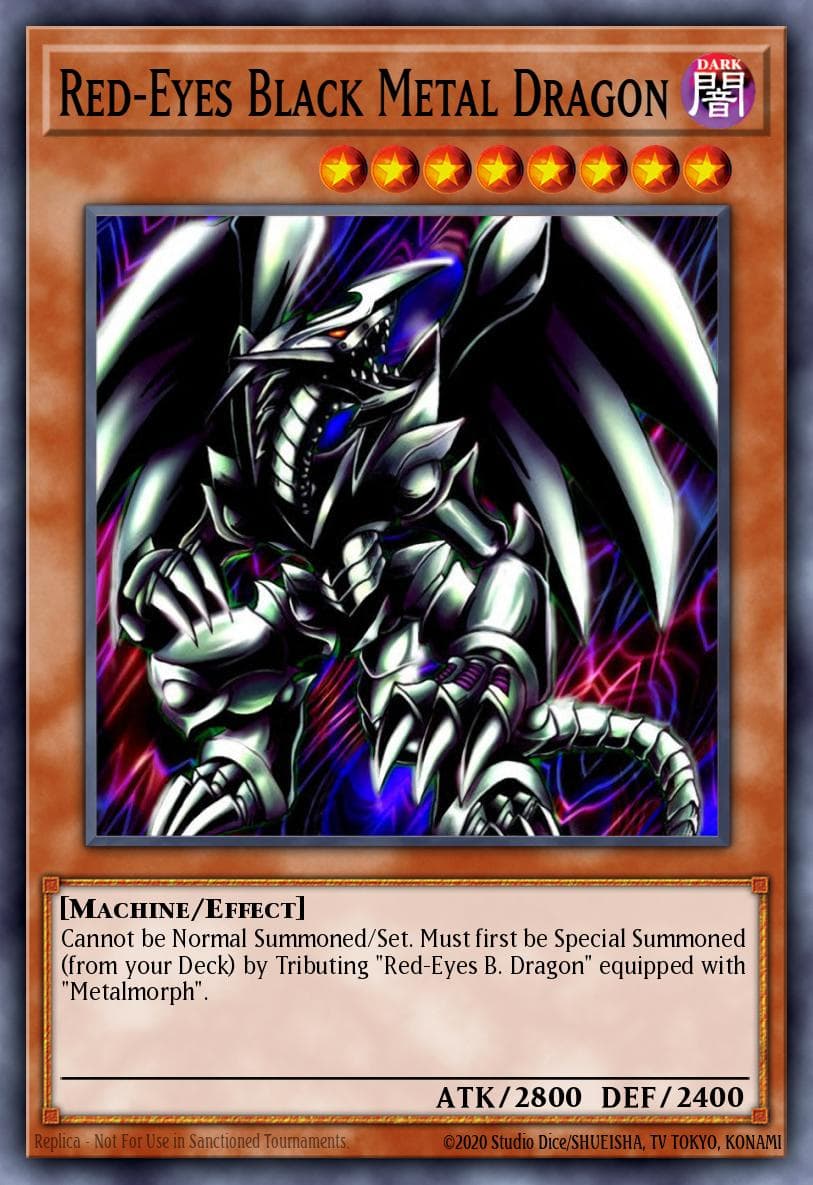 Red-Eyes Black Metal Dragon Millennium Pack card