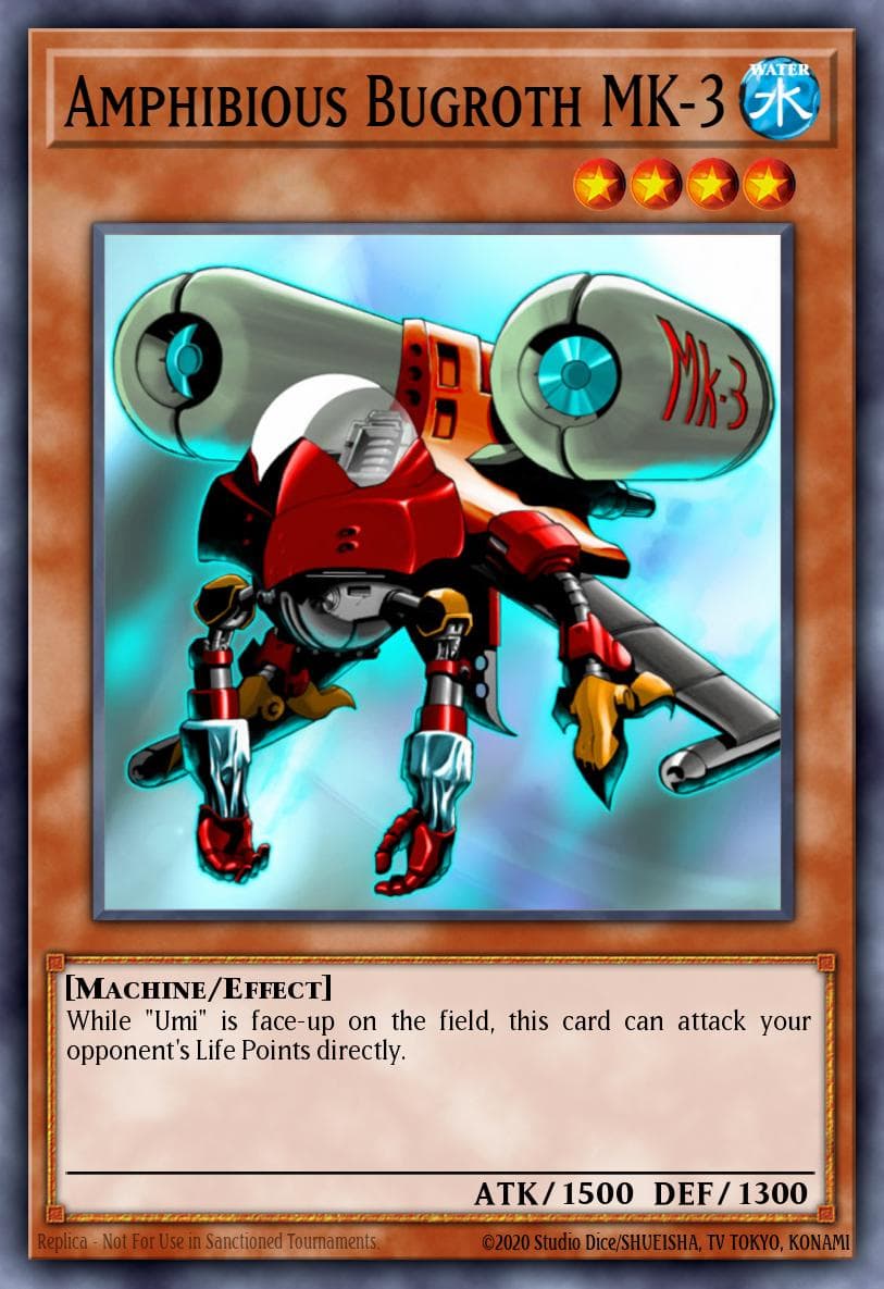 Amphibious Bugroth MK-3 Structure Deck: Fury from the Deep card