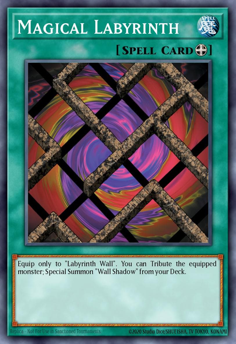 Magical Labyrinth Spell Ruler card