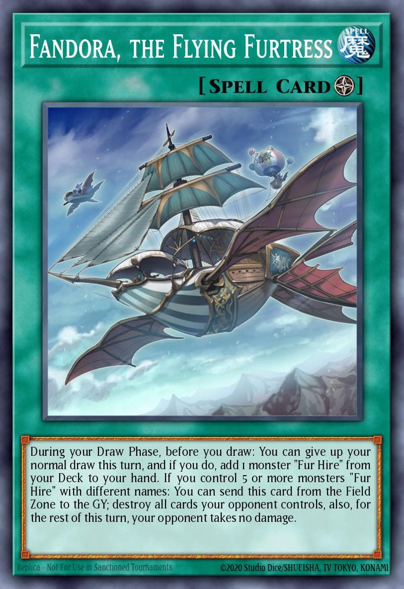 Fandora, the Flying Furtress Dark Saviors card