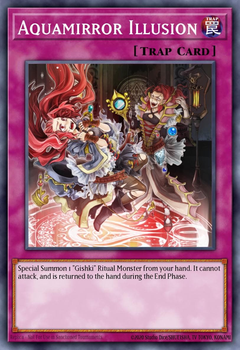Aquamirror Illusion Hidden Arsenal 6: Omega Xyz card