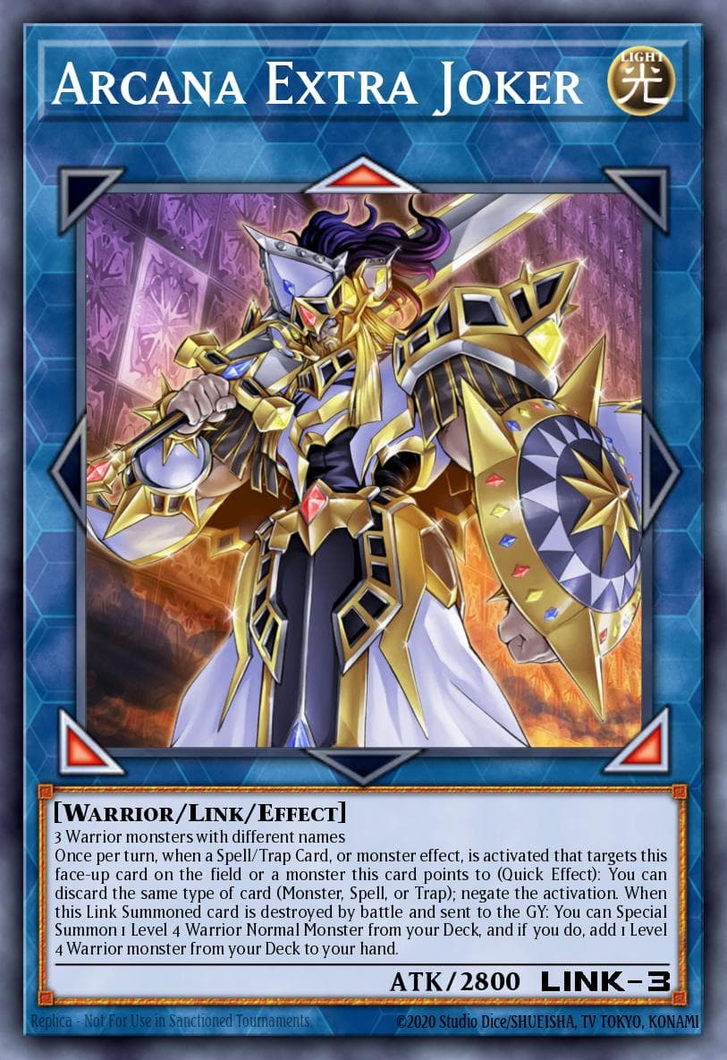 Arcana Extra Joker King's Court card