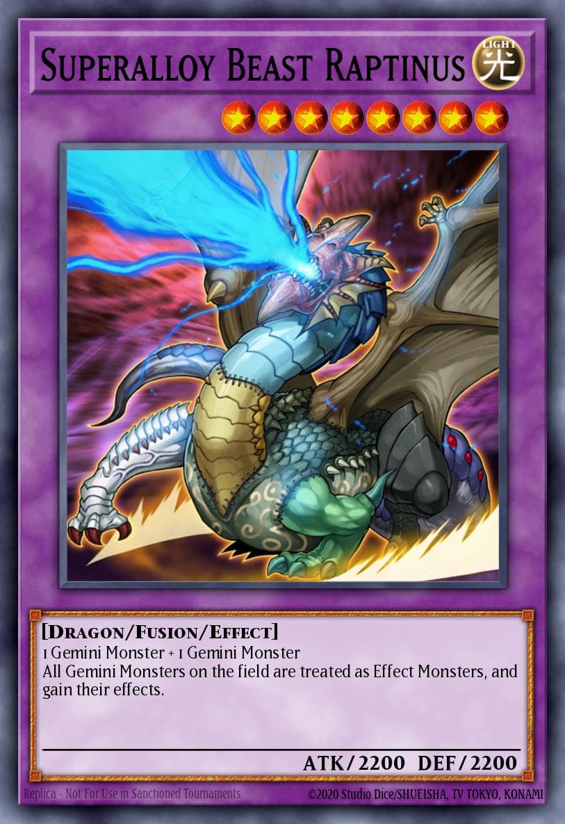 Superalloy Beast Raptinus Gladiator's Assault: Special Edition card