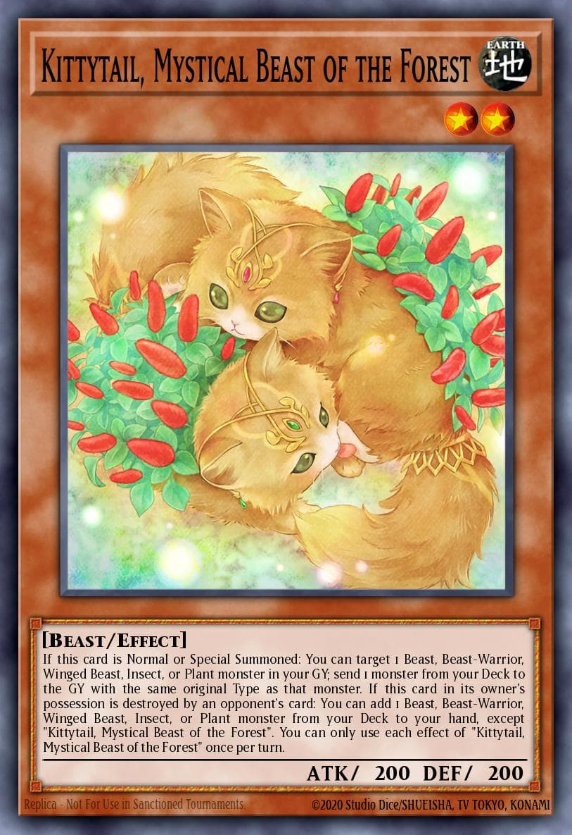 Kittytail, Mystical Beast of the Forest Cyberstorm Access card