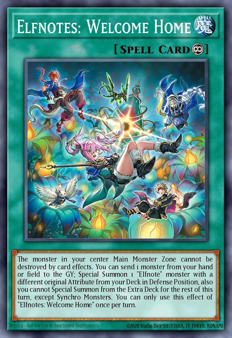 Elfnotes: Welcome Home Burst Protocol card