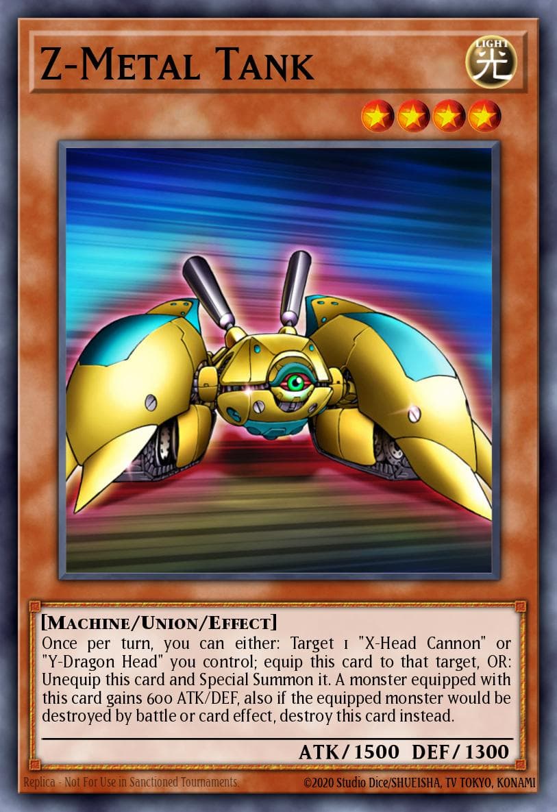 Z-Metal Tank Speed Duel: Battle City Box card