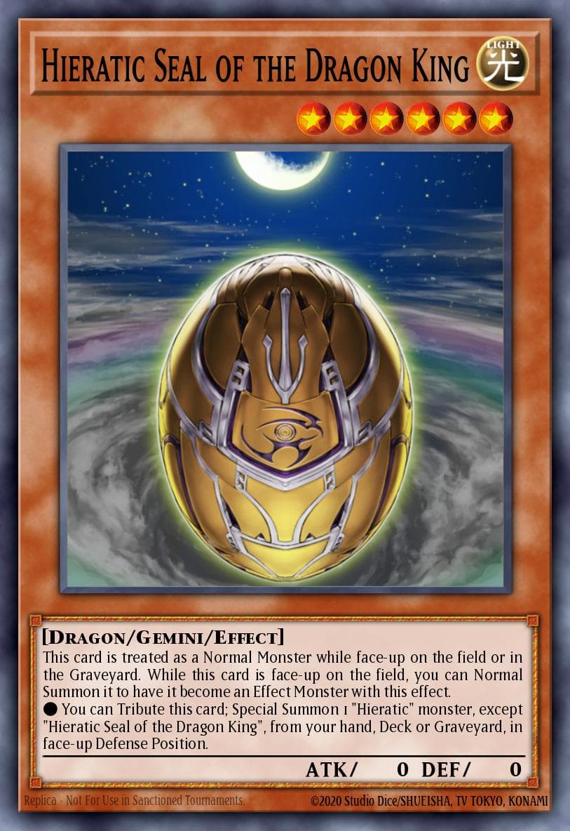 Hieratic Seal of the Dragon King OTS Tournament Pack 16 (POR) card