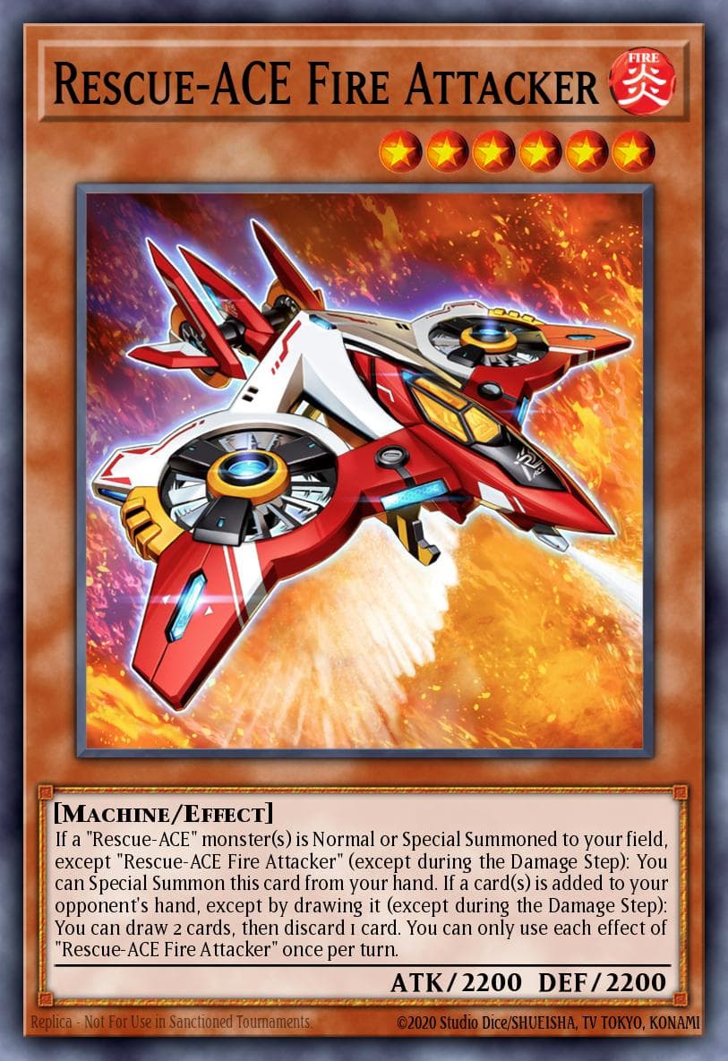 Rescue-ACE Fire Attacker Amazing Defenders card