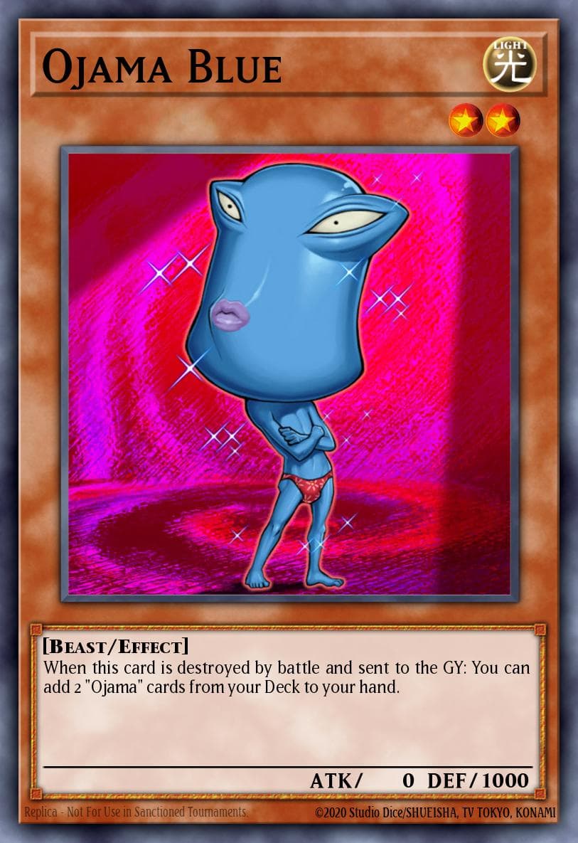 Ojama Blue Speed Duel GX: Duel Academy Box card