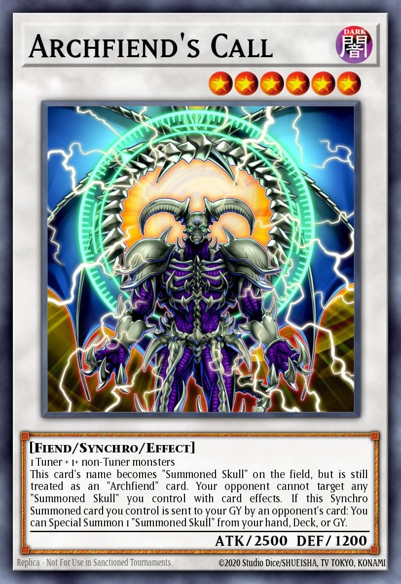 Archfiend's Call Fists of the Gadgets card