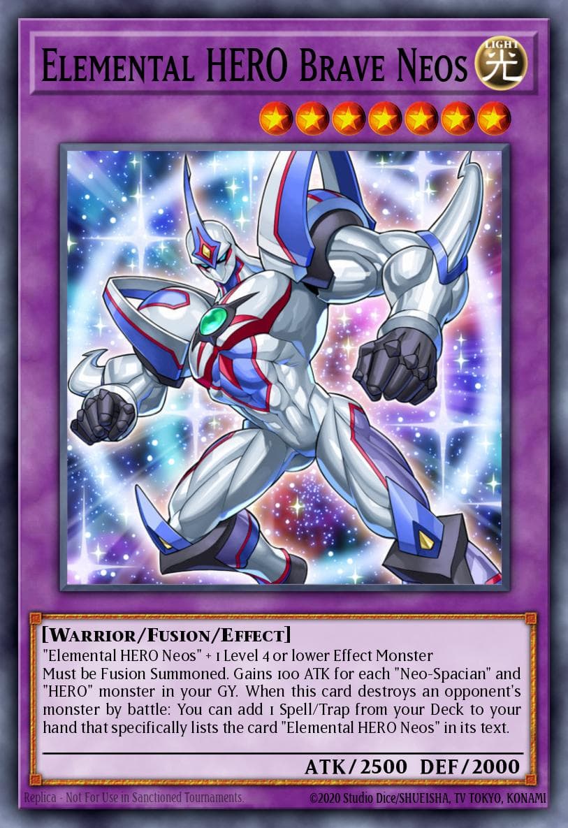 Elemental HERO Brave Neos Savage Strike Special Edition card
