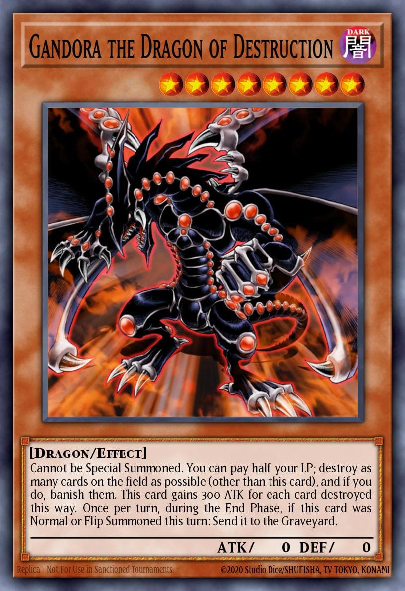Gandora the Dragon of Destruction Collectible Tins 2010 Wave 2 card