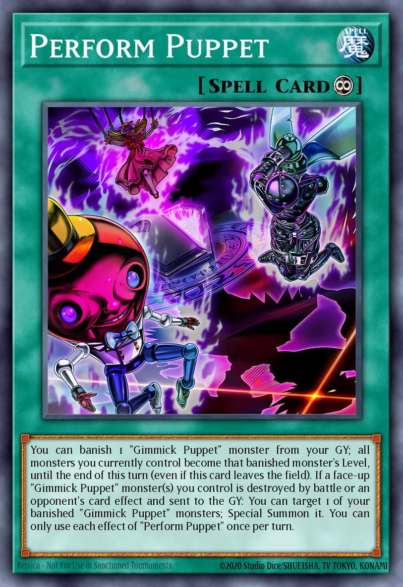Perform Puppet Legendary Duelists: Immortal Destiny card