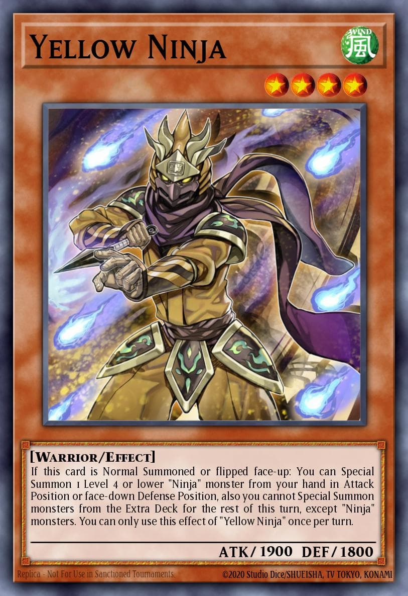 Yellow Ninja 2025 Mega-Pack Tin card