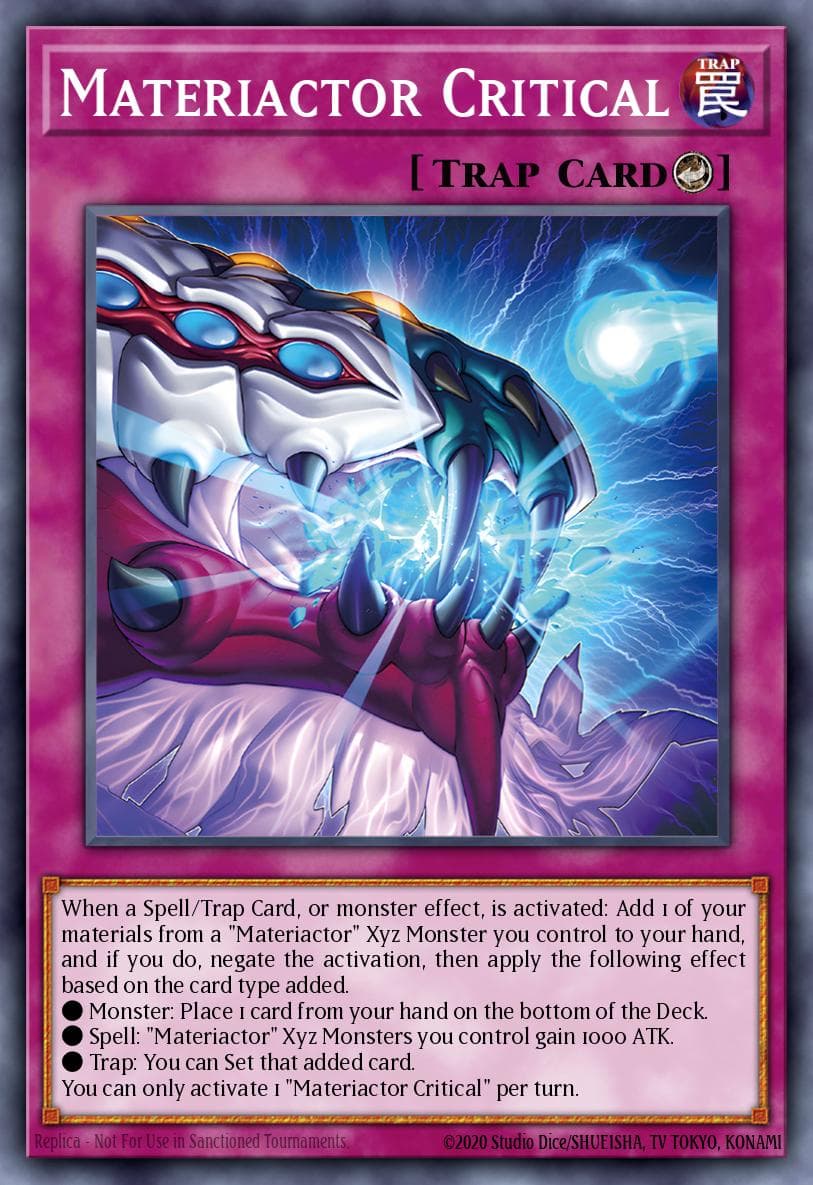 Materiactor Critical Supreme Darkness card