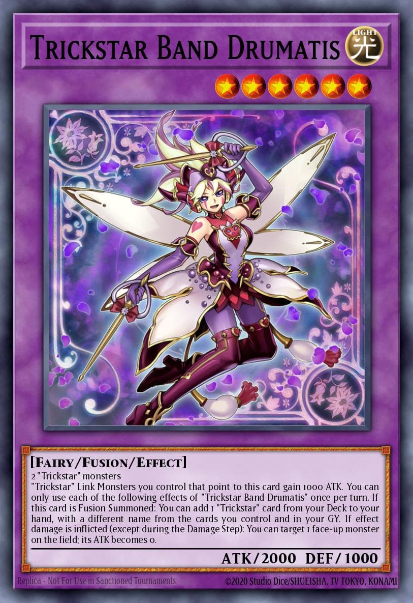 Trickstar Band Drumatis Maze of the Master card