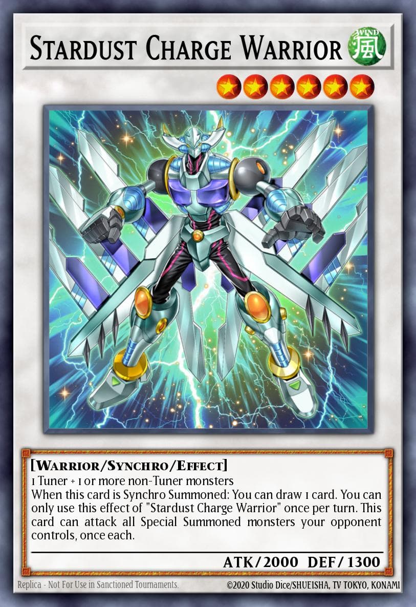 Stardust Charge Warrior Premium Gold: Infinite Gold card
