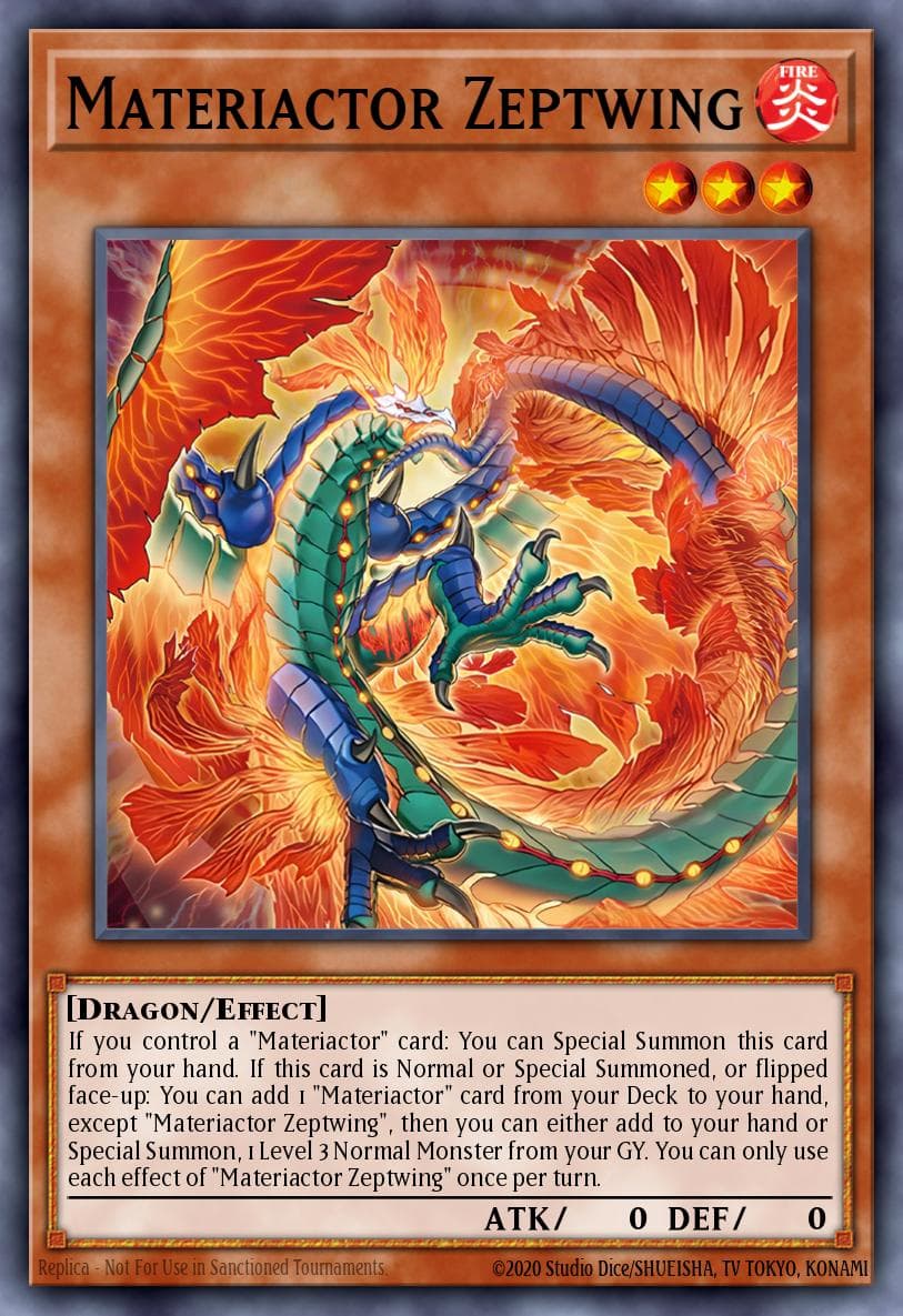 Materiactor Zeptwing Supreme Darkness card