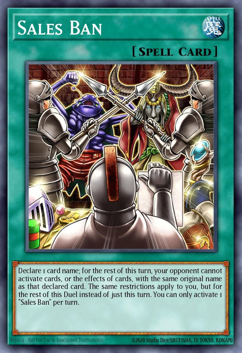 Sales Ban OTS Tournament Pack 29 card
