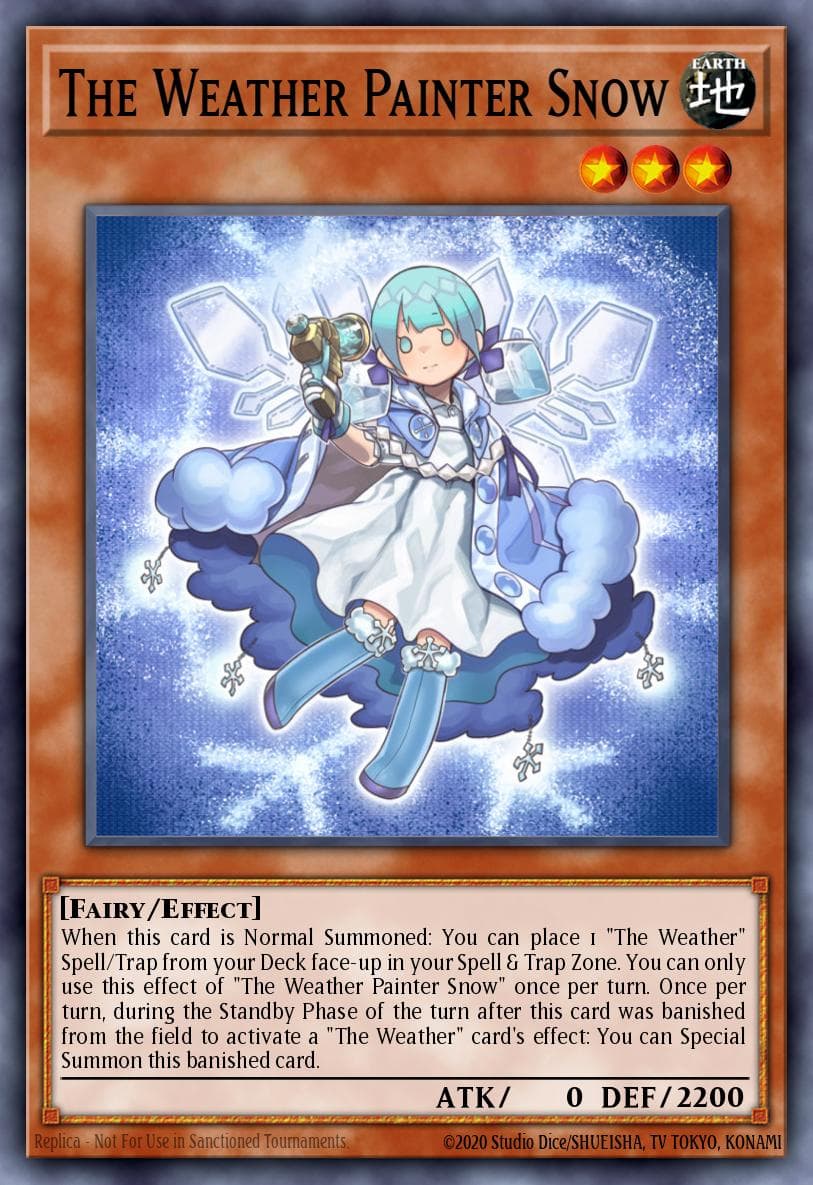The Weather Painter Snow 遊戲王 card