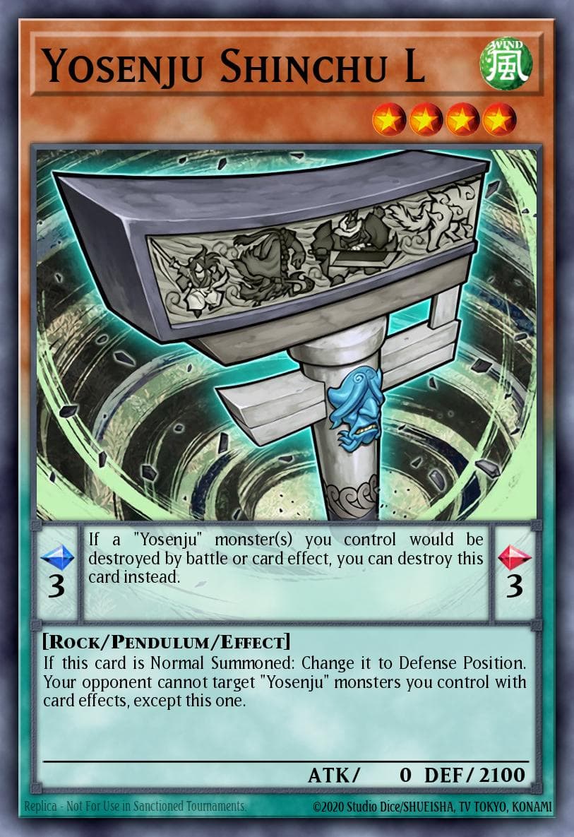 Yosenju Shinchu L The Secret Forces card