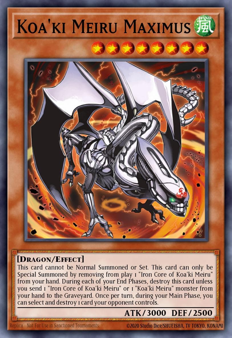 Koa'ki Meiru Maximus Stardust Overdrive: Special Edition card