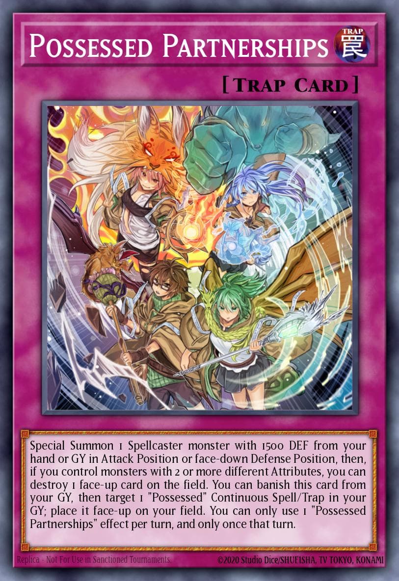 Possessed Partnerships THE CHRONICLES DECK: Spirit Charmers (All-Foil Edition) card