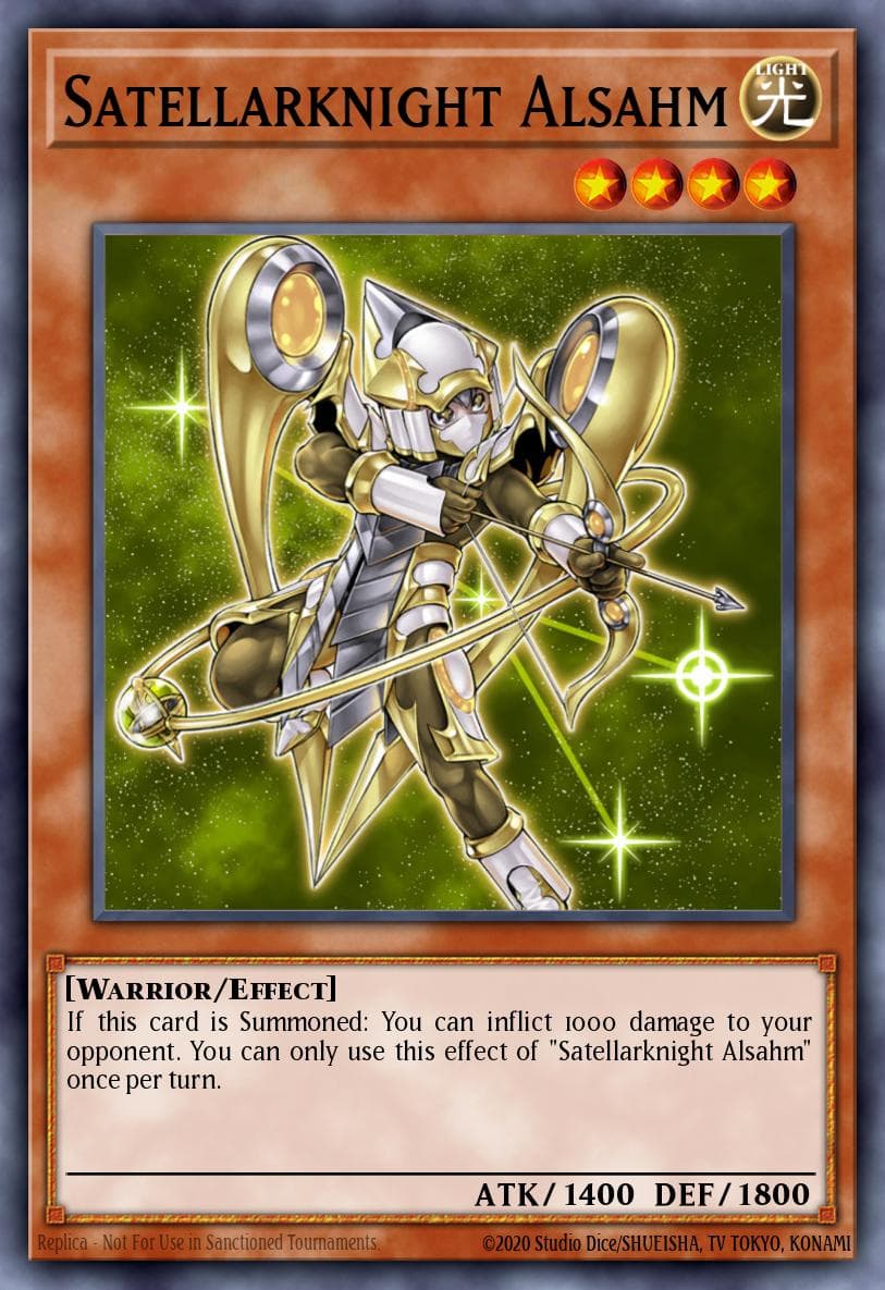 Satellarknight Alsahm Duelist Alliance: Deluxe Edition card