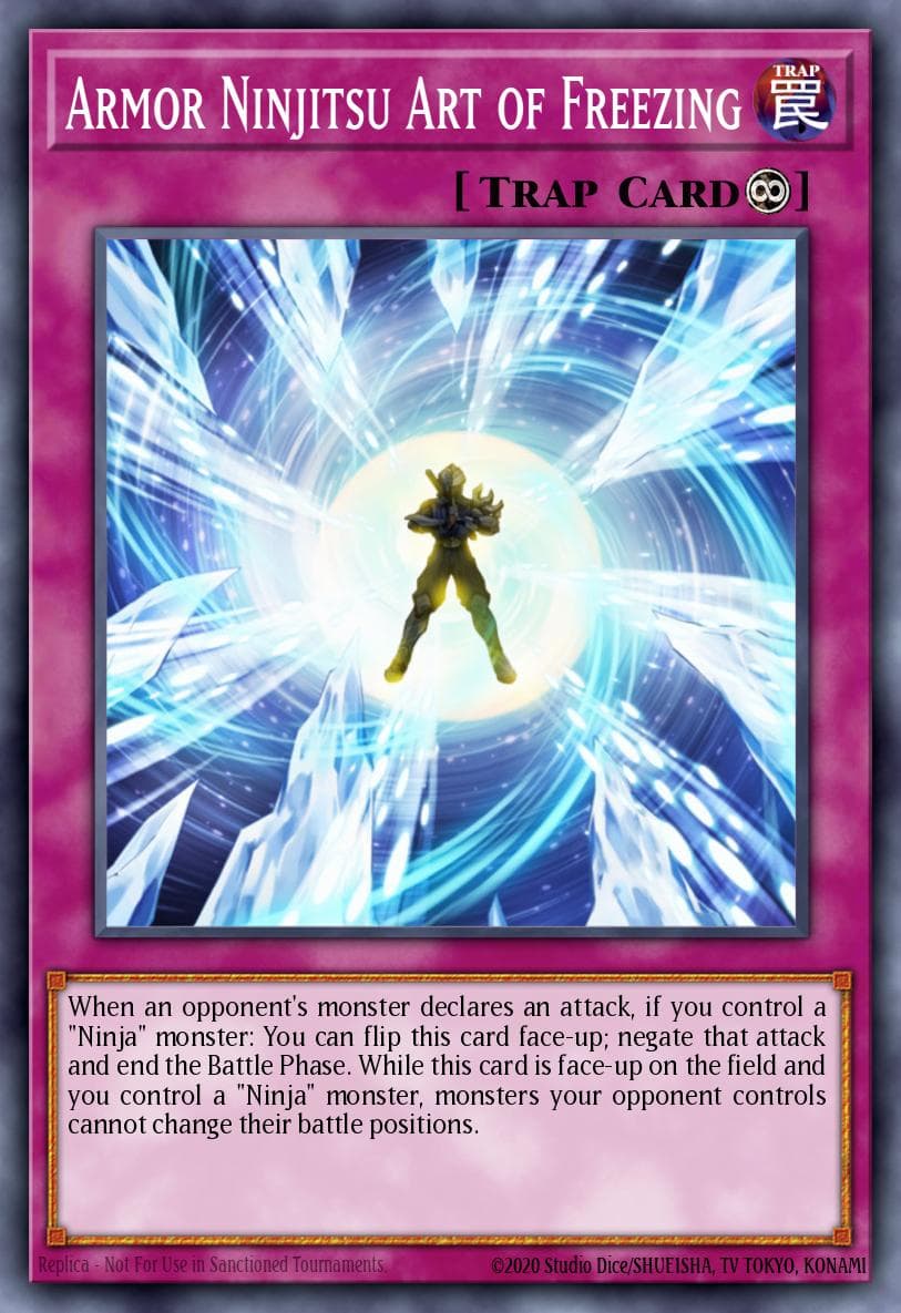 Armor Ninjitsu Art of Freezing OTS Tournament Pack 2 card