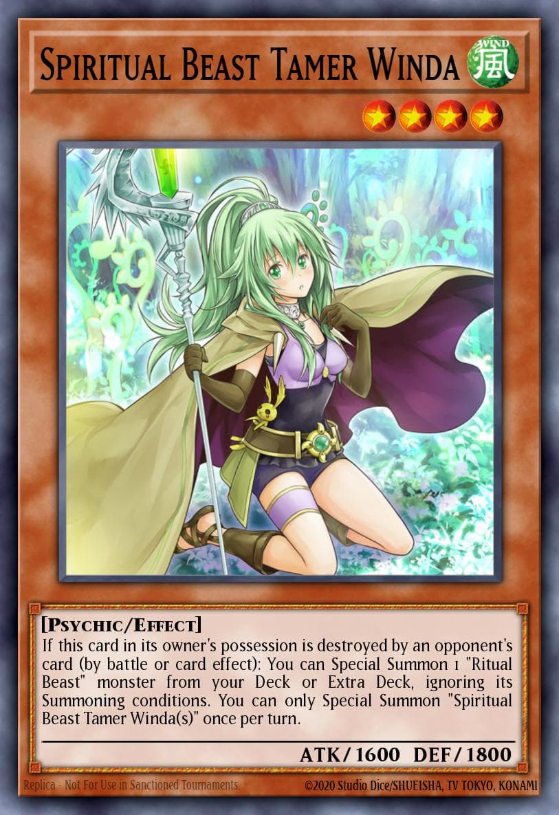 Spiritual Beast Tamer Winda Battles of Legend: Terminal Revenge card