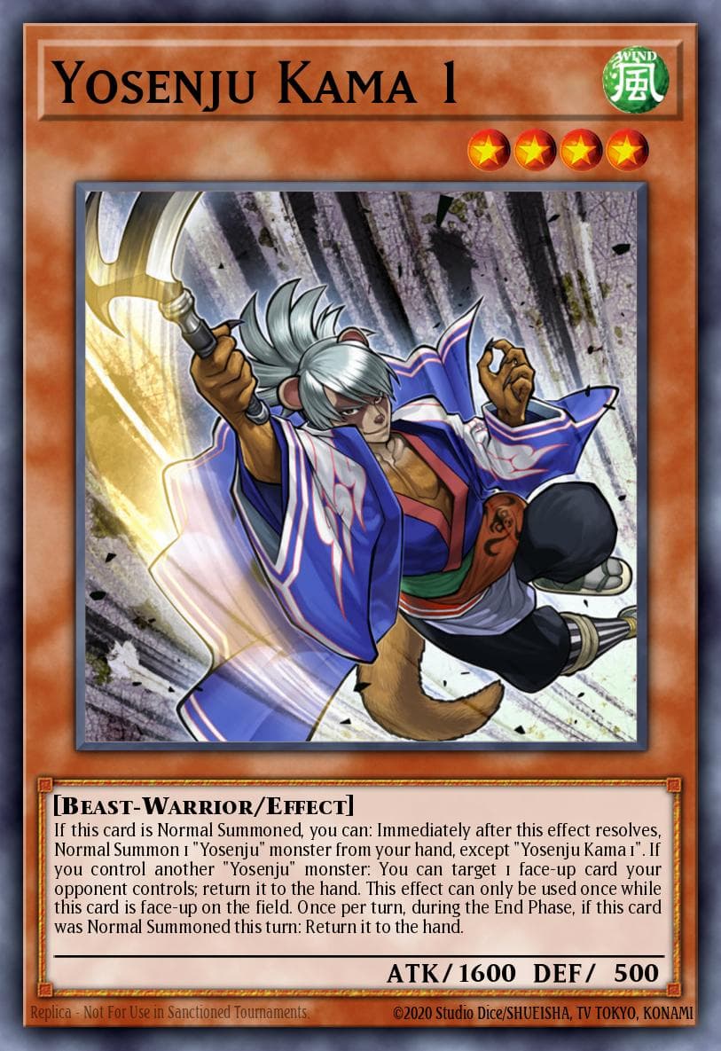 Yosenju Kama 1 The Secret Forces card