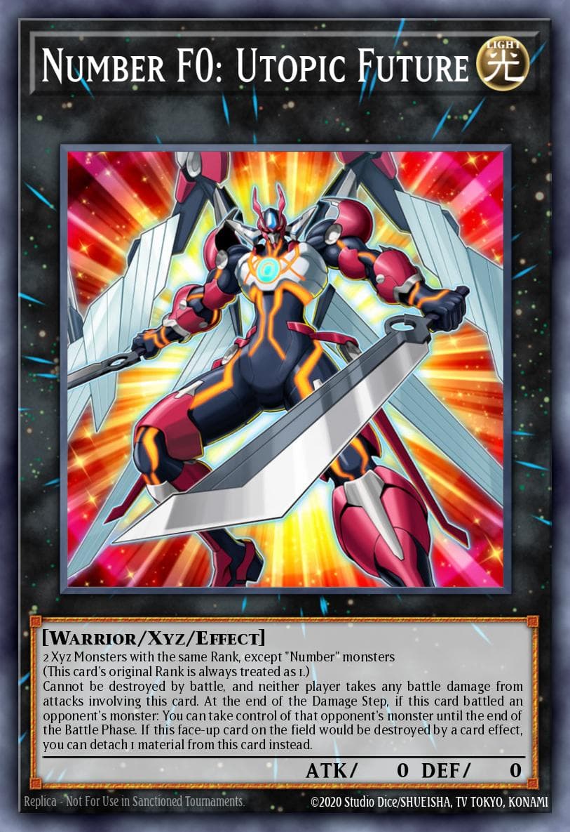 Number F0: Utopic Future Legendary Duelists: Magical Hero card