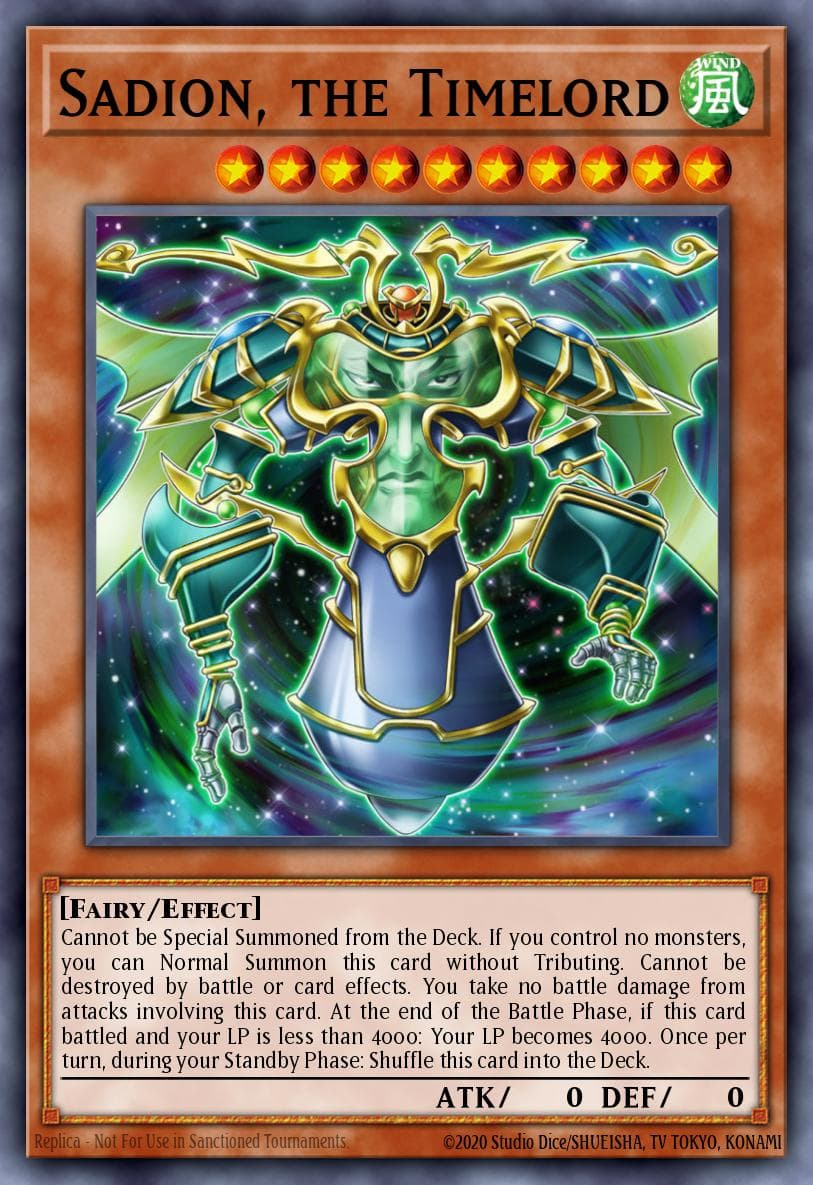 Sadion, the Timelord Battles of Legend: Light's Revenge card