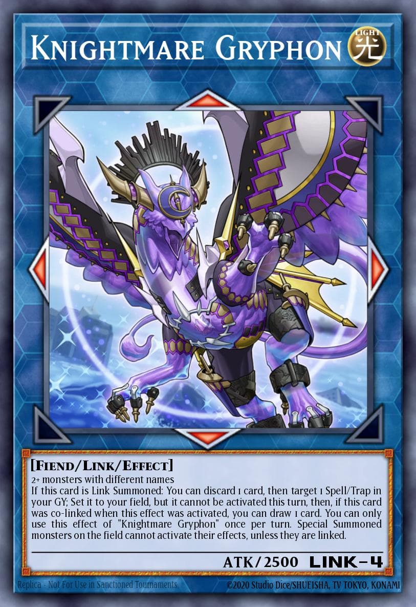 Knightmare Gryphon Flames of Destruction Special Edition card