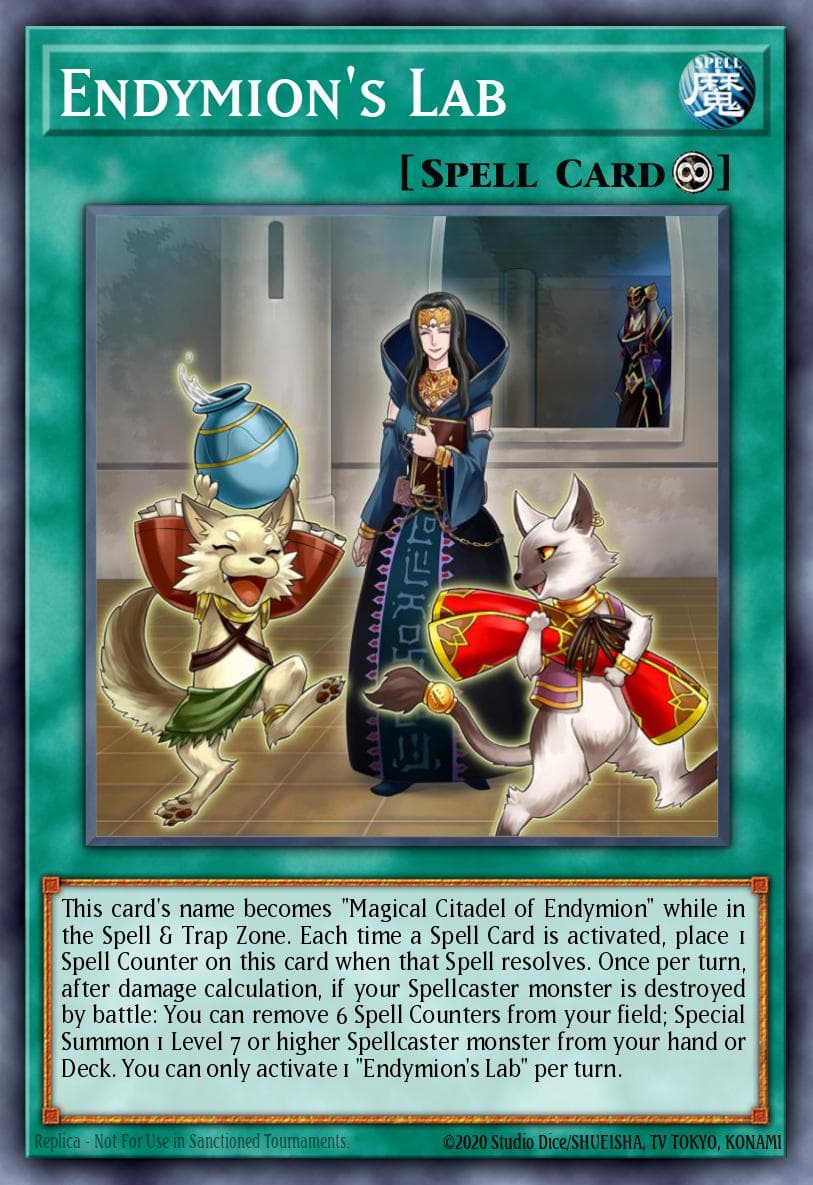 Endymion's Lab Structure Deck: Order of the Spellcasters card