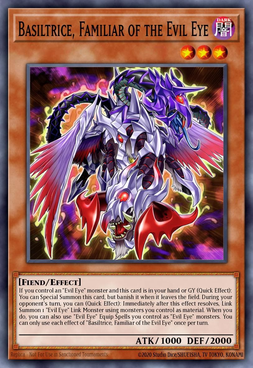 Basiltrice, Familiar of the Evil Eye Photon Hypernova card
