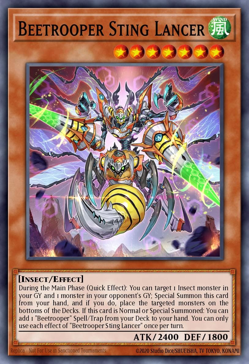 Beetrooper Sting Lancer 2022 Tin of the Pharaoh's Gods card