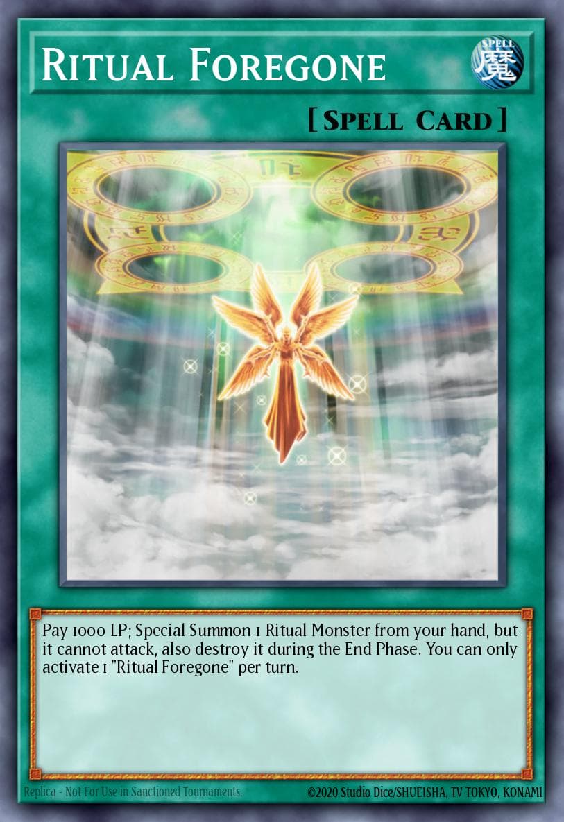 Ritual Foregone Cyberdark Impact card