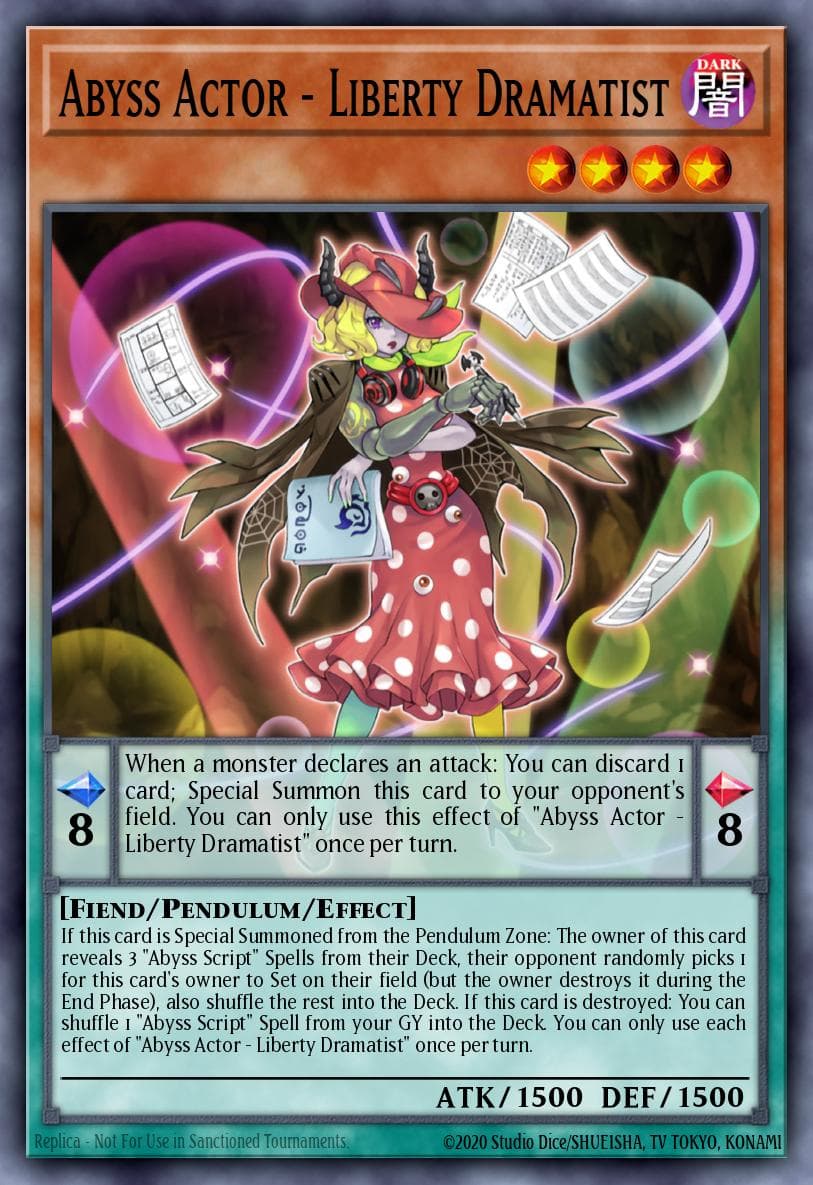Abyss Actor - Liberty Dramatist Photon Hypernova card
