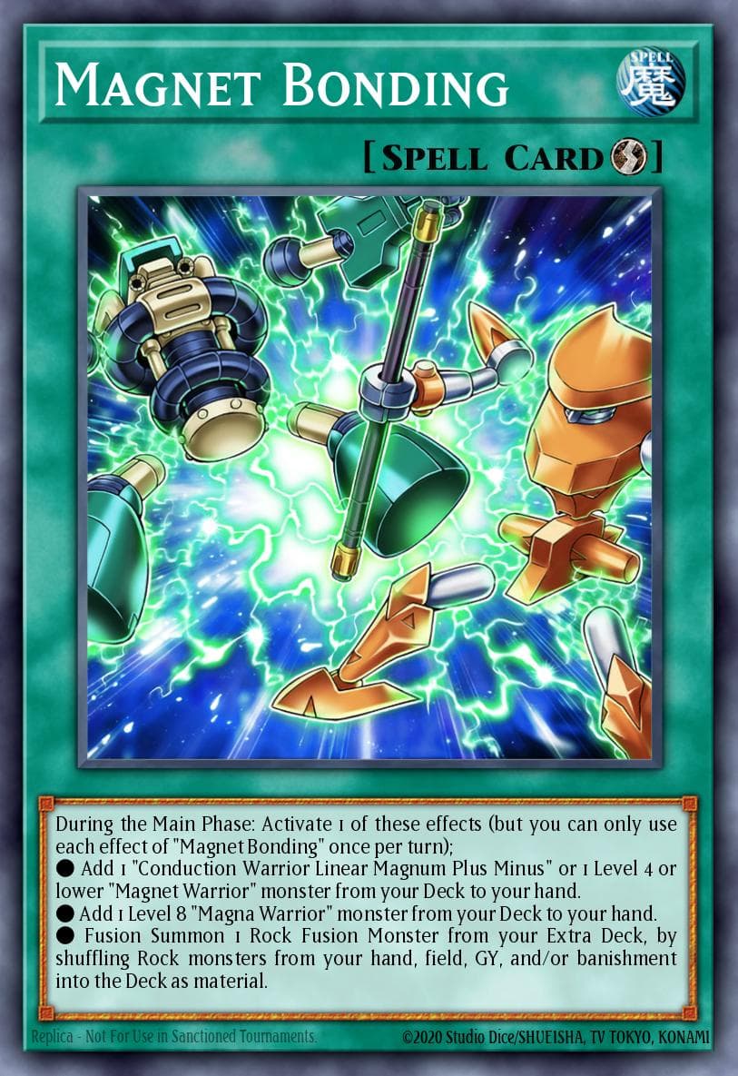 Magnet Bonding Burst Protocol card