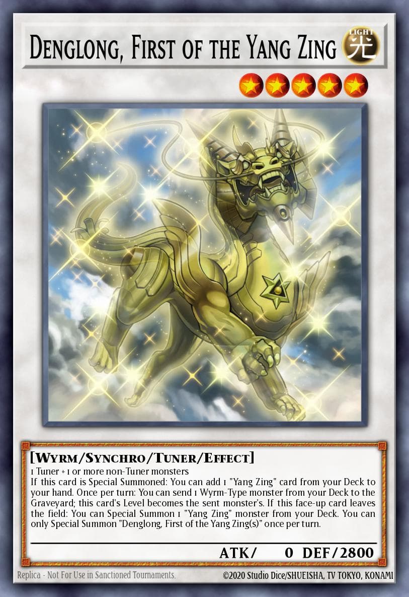 Denglong, First of the Yang Zing 2025 Mega-Pack Tin card