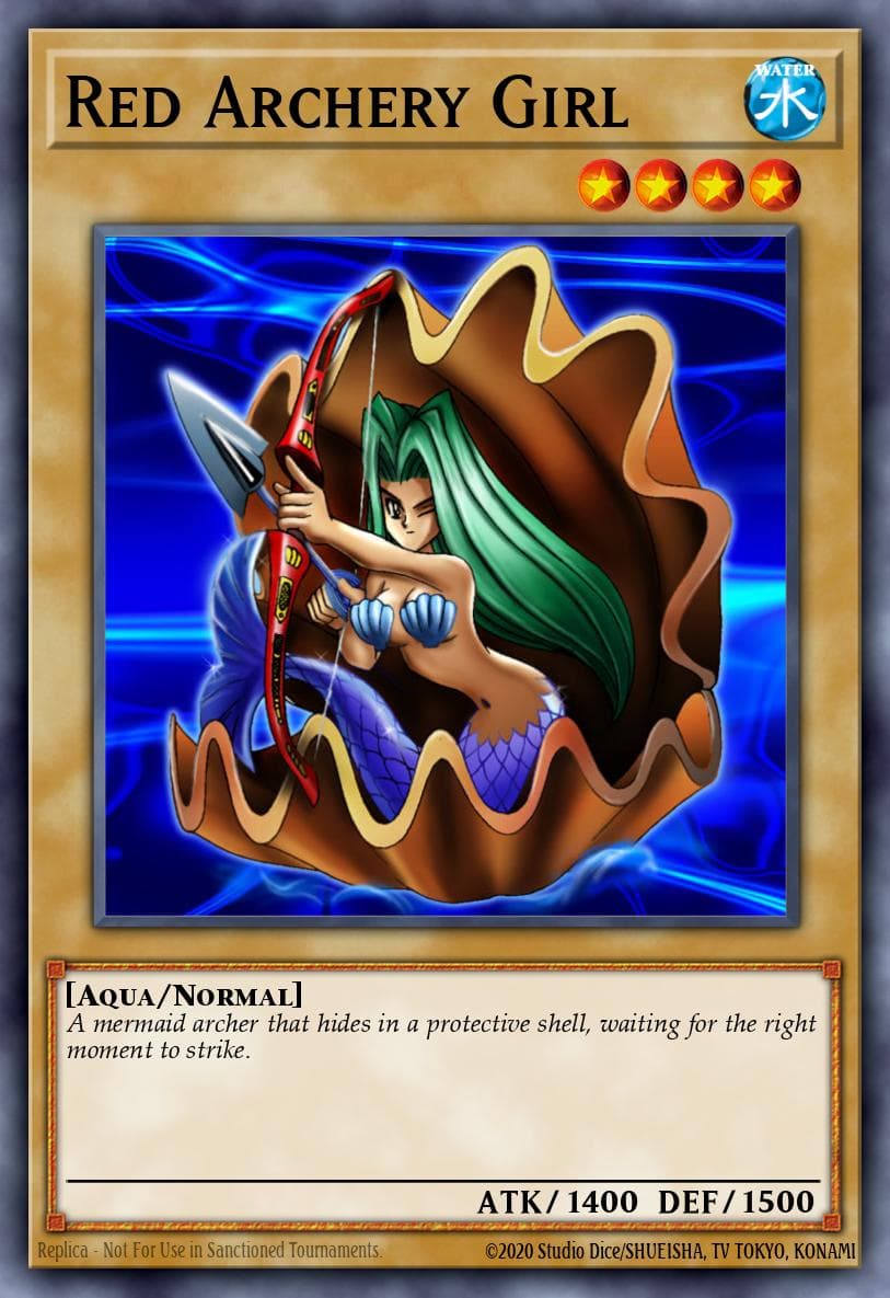 Red Archery Girl Starter Deck: Pegasus card