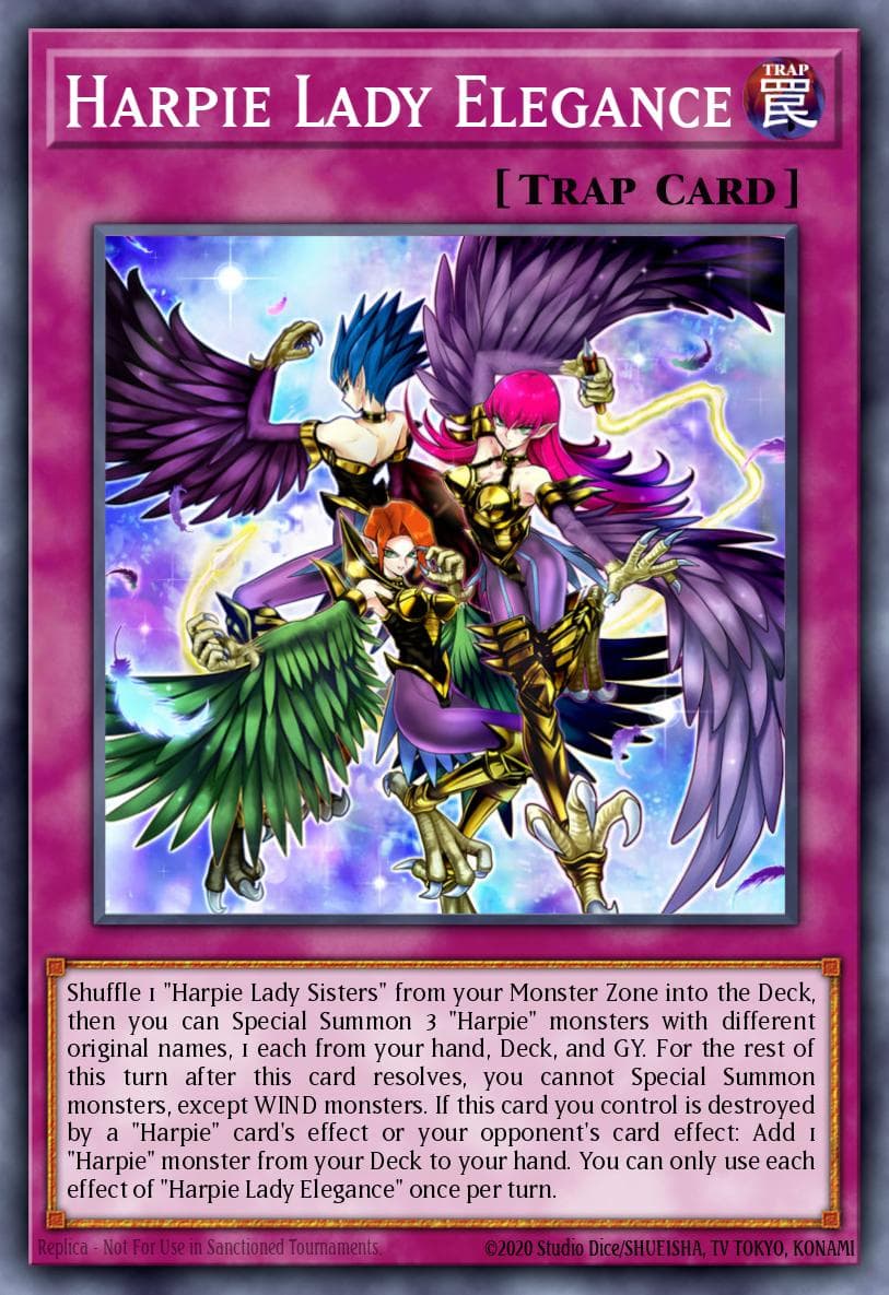Harpie Lady Elegance Legendary Duelists: Season 2 card