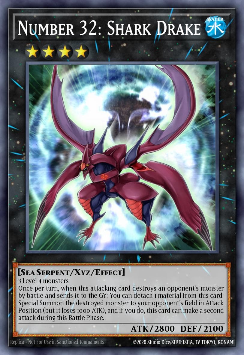 Number 32: Shark Drake Premium Gold card