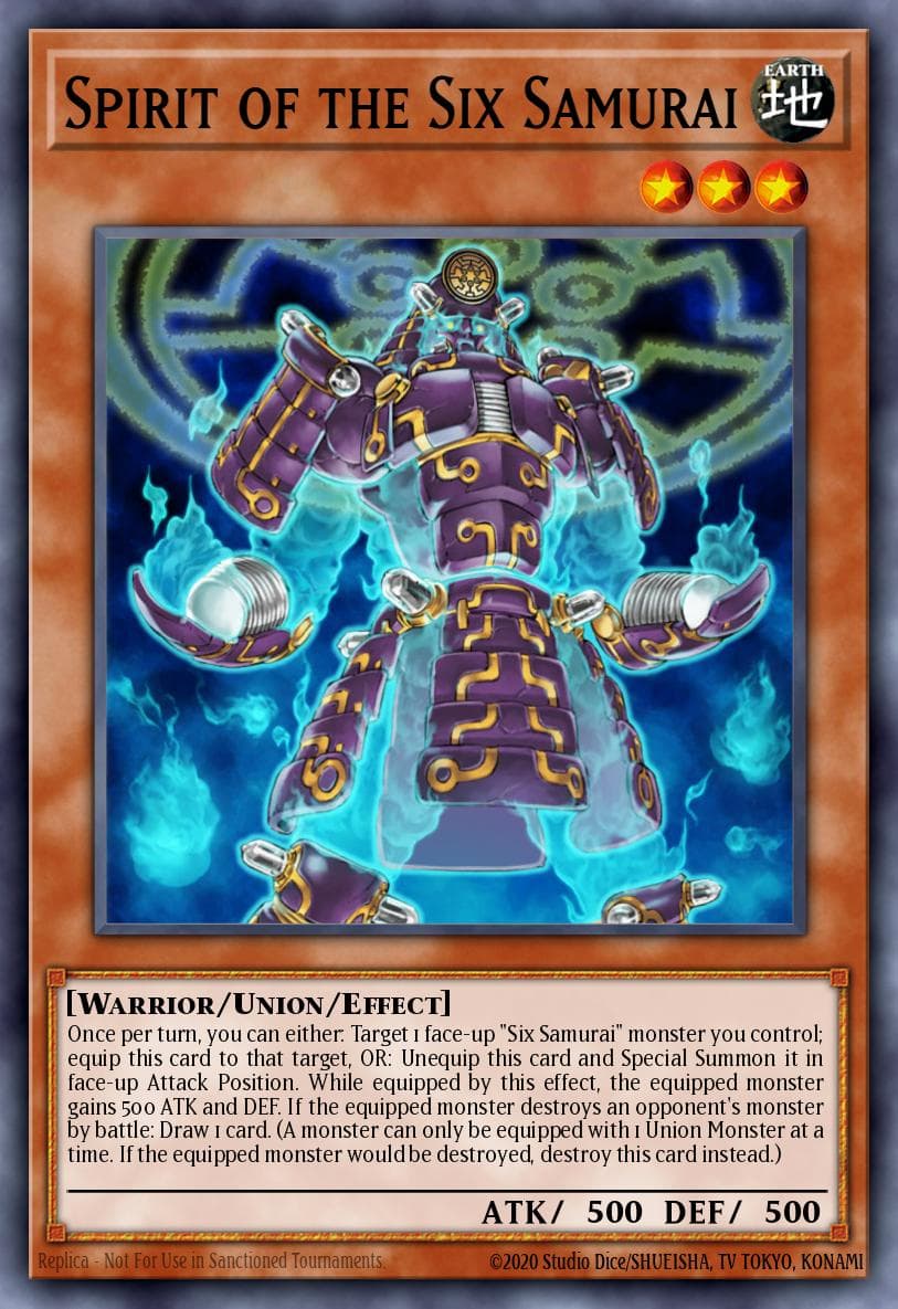 Spirit of the Six Samurai Gladiator's Assault: Special Edition card